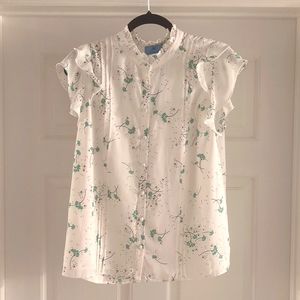 Floral Button Blouse